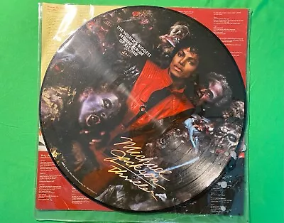 Michael Jackson Thriller Limited Edition Picture Disc Vinyl LP 2 Sided  R1 • $30