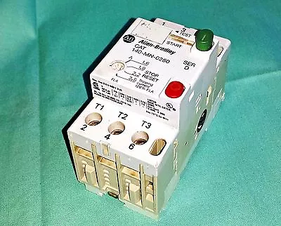 Allen Bradley 140-MN-250 SER D 3 Pole Manual Motor Starter 1.6-2.5 FLA • $13.94