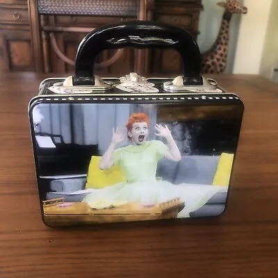 I Love Lucy Small Tin Lunchbox Collectable Metal 5 X 7 Vandor Metal Box￼ • $30