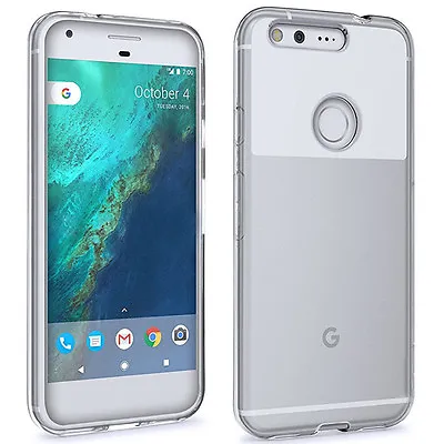 TPU Gel Jelly Case Cover For Google Pixel XL - Crystal Clear +SP • $6.95