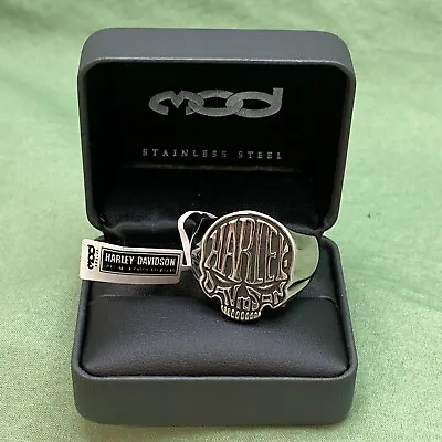 New Genuine Harley Davidson Mod Hsr0082 Sz 15 Calavera Stainless Steel Ring • $84.40