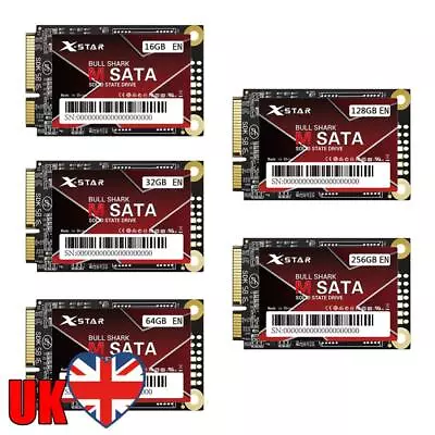 MSATA SSD HDD Mini Internal Solid State Hard Drive 16GB/32GB/64GB/128GB/256GB • £13.43