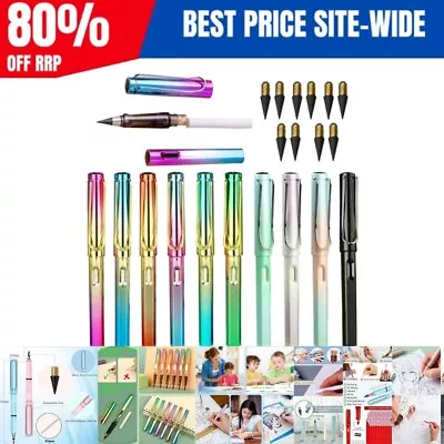 ATBEAMEN 10 Sets Inkless Everlasting Infinity Magic Pencil With Eraser Tree-Fr • £10.85