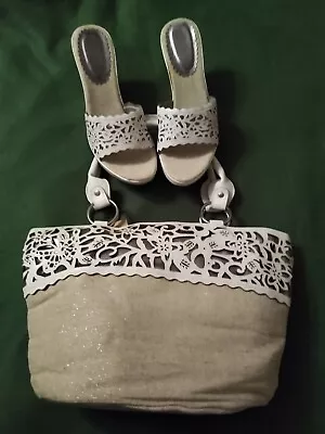 Avon Vintage ~ Purse With Matching Shoes ~ Size 9 ~ NEW ~ • $43