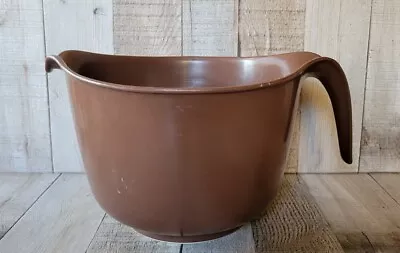 Vintage Rubbermaid 3 Qt 12 Cup Batter Bowl Grip N Mix Measuring #2663 1978 Brown • $24