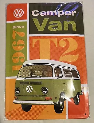 Camper Van Metal Sign • £15