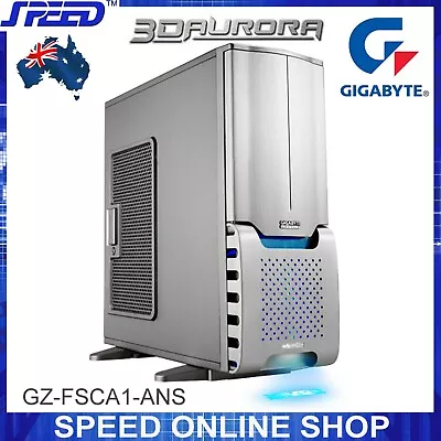 GIGABYTE 3D AURORA GZ-FSCA1-ANS Aluminum ATX Full Tower Gaming PC Case - SILVER • $299