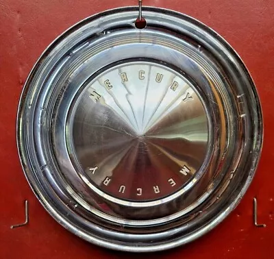 1962 1963 Mercury Meteor Comet Monterey Hubcap 14  Wheel Cover White • $44.50