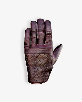 Osprey Vintage Leather Tarnished Burgundy Motorcycle Gloves • $99.95