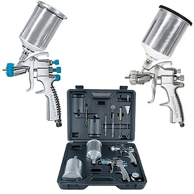 $224.99 • Buy DeVilbiss StartingLine 802343 HVLP Gravity Feed Auto Paint, Primer Spray Gun Kit