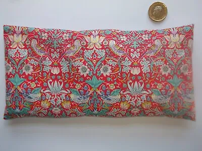 Strawberry Thief Liberty Lavender & Rice Eye Pillow  - Yoga - Relieves Dry Eye • £15
