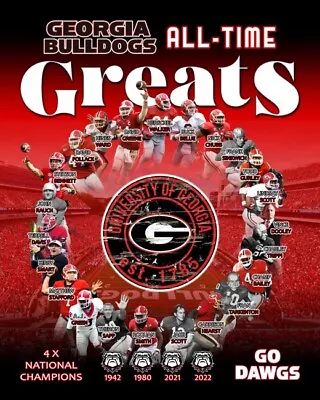 GEORGIA BULLDOGS Greats HERSCHEL WALKER CHAMP BAILEY  21 Others 8x10 Photo • $8