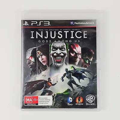 Injustice: Gods Among Us - Playstation 3 - PS3 | Free AUS Postage • $9.95