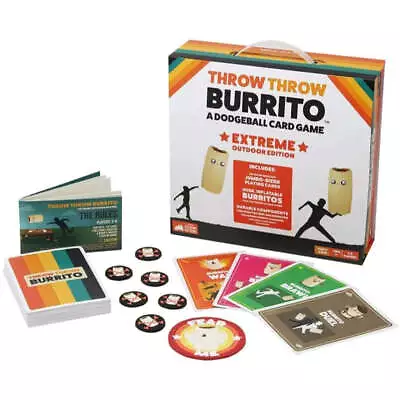 Exploding Kittens Throw Throw Burrito  Extreme Outdoor Edition • $51.89