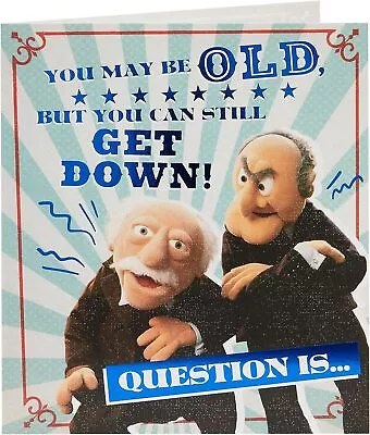 Disney Muppets Statler & Waldorf Design Birthday Card • £3.99