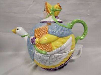 Department 56    MOTHER GOOSE    3 Piece Teapot  -  Unusual  -  In Original Box • $39.99