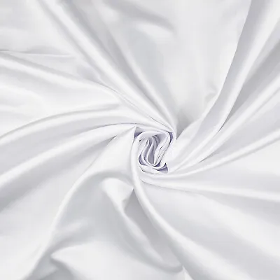 Matte Duchess Bridal Satin Fabric For Dressmaking Wedding Quilting Sewing • £54.99