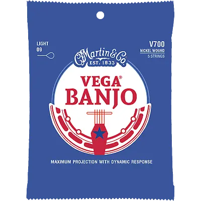 Martin V700 Vega® Banjo Strings Nickel • $4.49