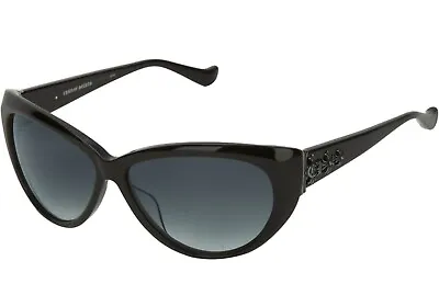 Vintage Chrome Hearts Club Sandwich Cat Eye Black Ombre Grey Lens Sunglasses  • $1245.70