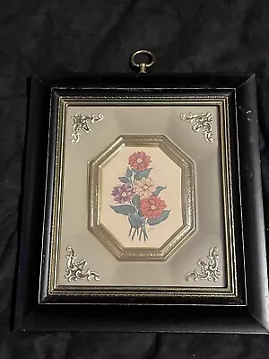 Vintage Metalcraft Corp. Wall Hanging Floral Art 10x11 Chicago • $12