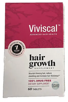 Viviscal Advanced Hair Health Growth Supplement 60 Tablets EXP 03/2025+ • $28.95