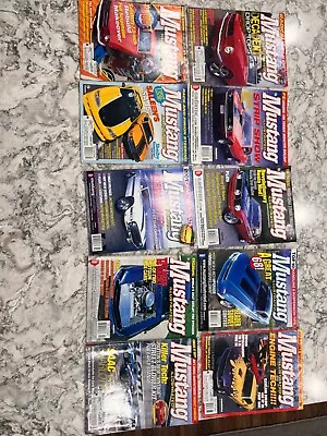 MUSTANG Illustrated Magazines Lot Of 10 • $15