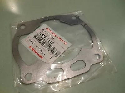 NOS OEM Kawasaki 90 KX125-H1 MOTOCROSS Cylinder Base Gasket # 11060-1145 • $3.90