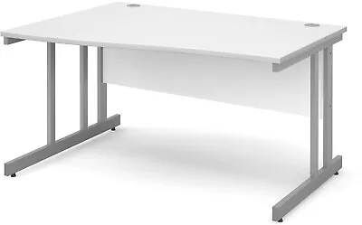 £317.84 • Buy Momento 1400mm LH Wave Desk - White