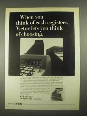 1967 Victor Comptometer Corporation Ad - Cash Registers • $19.99