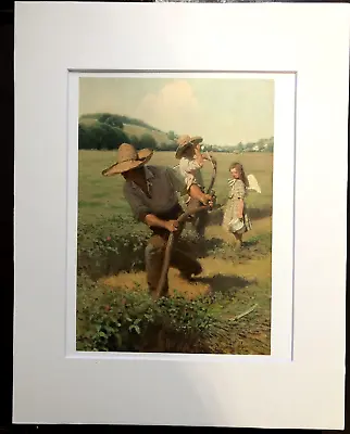 N. C. Wyeth  The Scythers  11 X14 Matted Art Print-1907 • $24.99