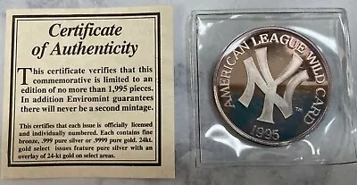 Enviromint NY Yankees 1995 Silver Coin • $70