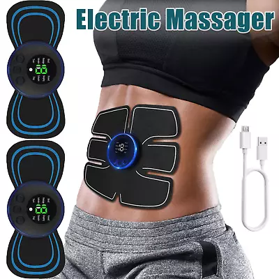 Portable Mini Electric Neck Back Massager Whole Body Massage Stimulator W/Remote • $8.59