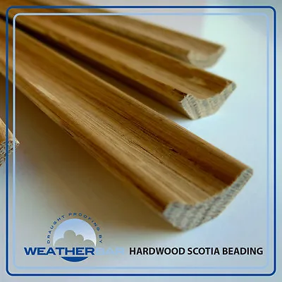 Oak Hardwood Scotia Beading For Wood & Laminate Floors. 2400mm & 890mm Lengths • £4.30