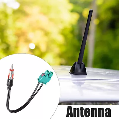 Car Radio Antenna Adapter Audio Cable Dual Fakra Din Male Aerial 12V Accessories • £7.67