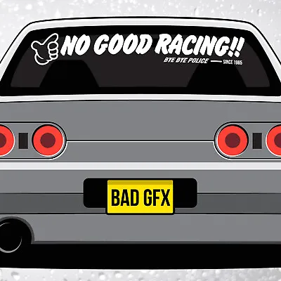 No Good Racing Windscreen Visor Strip - JDM Kanjo Racer Honda Civic EK9 EG EF • £12.95