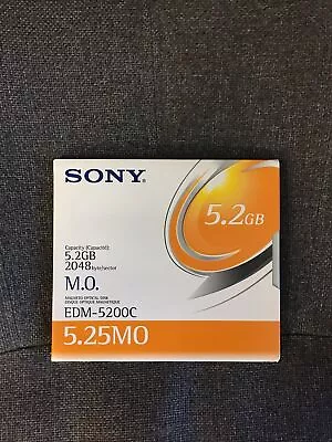 Sony Edm-5200c 5.2gb Magneto Optical Disk 2048 Byte Mod Medical 5.25mo • $9.99