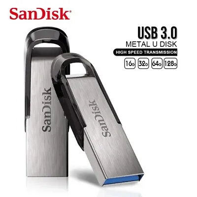 £5.99 • Buy SanDisk Ultra Flair USB 3.0 32GB 64GB 128GB 256GB Pen Flash Drive Memory Stick