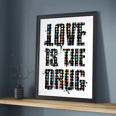 £7.99 • Buy Love Is The Drug Art Print, Wall Art, Roxy Music Lyric Print, 