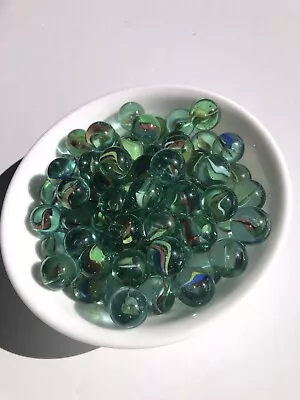 92 Vintage Cats Eye Glass Marbles • $5.99