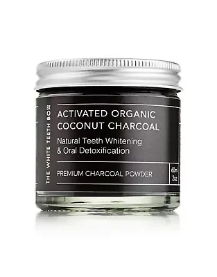 BEST Activated Charcoal Teeth Whitening Powder Tooth Whitener White Smile 60ml • £9.95