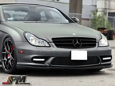 For 06-10 M-BENZ W219 CLS55 Only CS Style Carbon Fiber Front Bumper Add-on Lip • $399.95