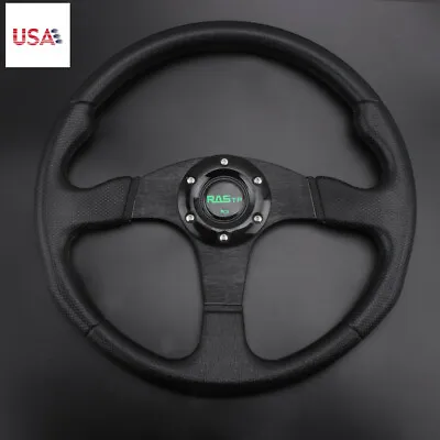 Universal 6 Bolt  Aluminum RASTP 13” 340mm Racing Drifting Sport Steering Wheel • $29.99