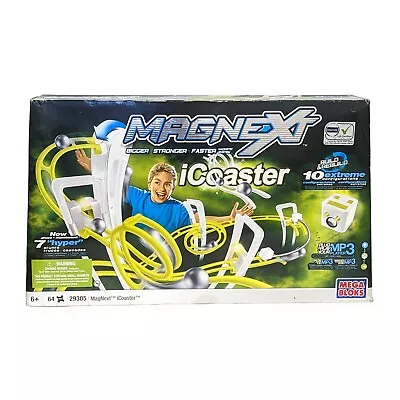 New 2008 Mega Bloks MagNext ICoaster #29305 Building Set 64pcs • $96.57