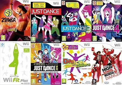£3.99 • Buy Nintendo Wii Video Game Buy 1 Or Bundle Up Just Dance 1 3 4 2014 Zumba Fit
