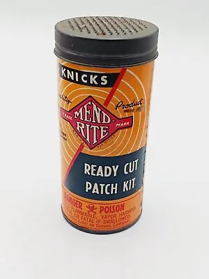 Vintage 1960'S Knicks Mend Rite Teady Cut  Patch Repair Kit Tube Repair  • $21.95