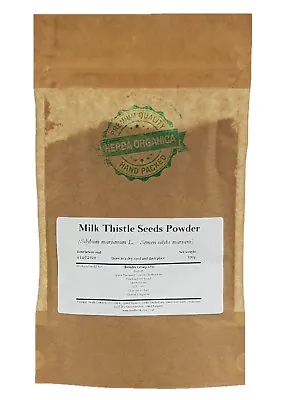 Milk Thistle Seeds Powder - Silybum Marianum L # Herba Organica # Scotch Thistle • £10.99