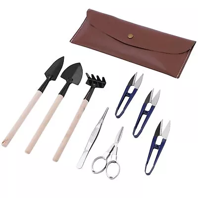 Bonsai Set 8 Pcs - Include PrunerFold ScissorsMini RakeBud & Leaf Trimmer ... • $13.47