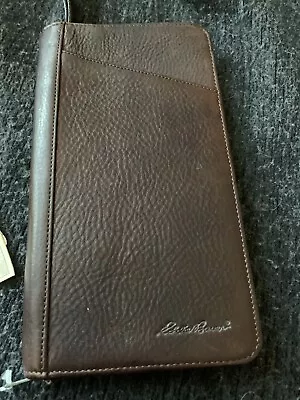 Eddie Bauer Brown Leather Travel Wallet • $85