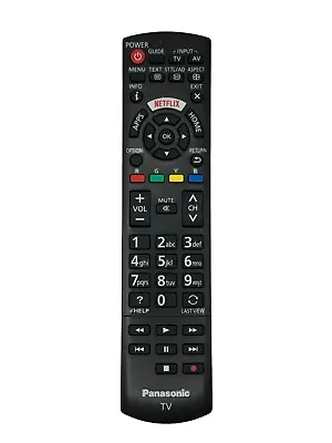 PANASONIC Remote Control: TV REMOTE N2QAYB001008 Good Condition • $22.95