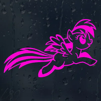 £2.50 • Buy My Pink Jumping Little Pony Car Decal Vinyl Sticker For Outside Use